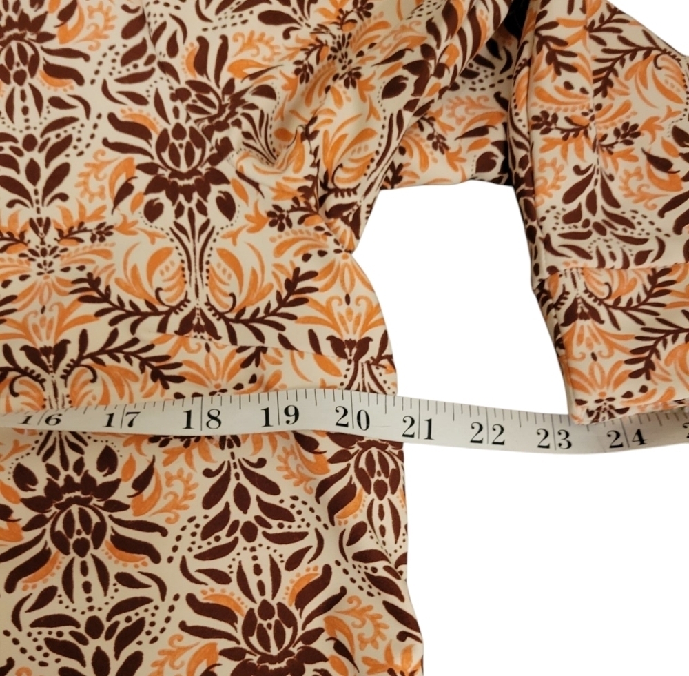 Cabana Life Tunic Dress Moroccan Tile Print Women's XL Shift V-neck UPF Swim - Picture 7 of 9